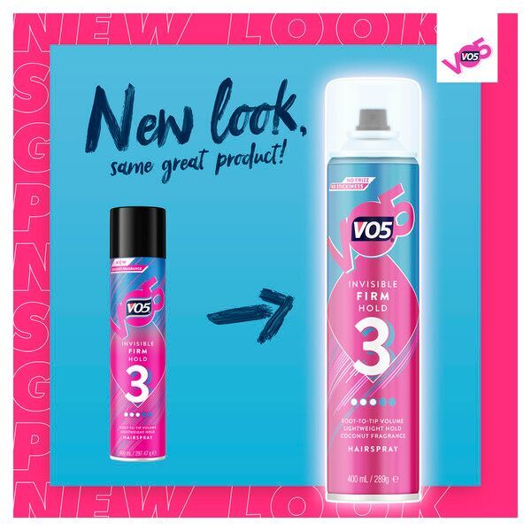 Vo5 Firm Hold Hair Spray 400ml GOODS Superdrug