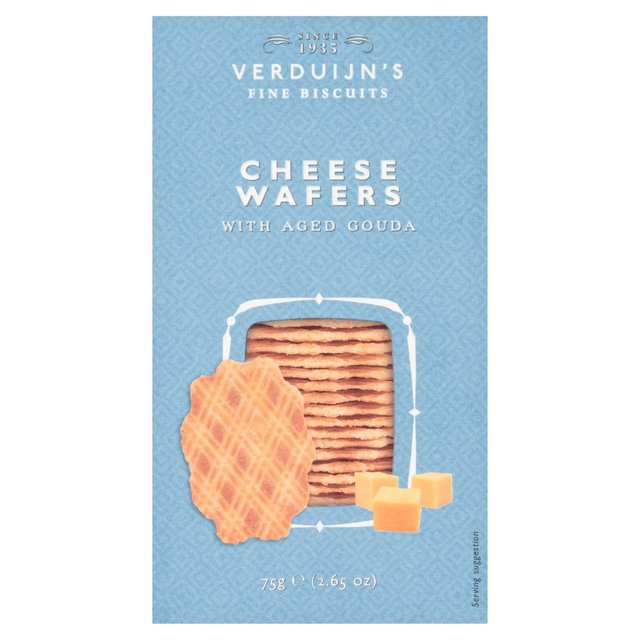 Verduijn Cheese Wafers with aged Gouda 75g GOODS M&S