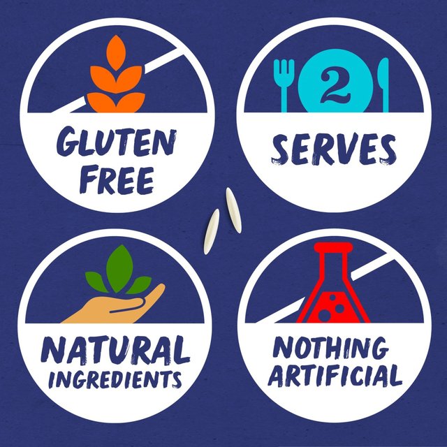 Tilda Microwave Garlic and Herbs Long Grain Rice 250g GOODS M&S