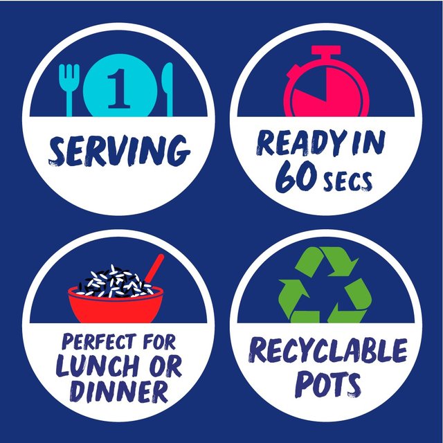 Tilda Pots Vegetable Long Grain Rice 250g GOODS M&S