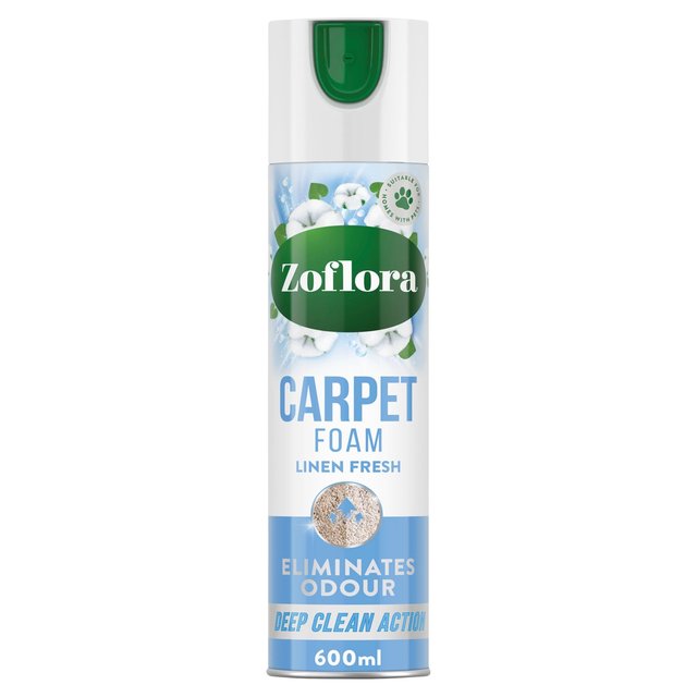 Zoflora Linen Fresh Carpet Fresh & Care Foam 600ml GOODS M&S
