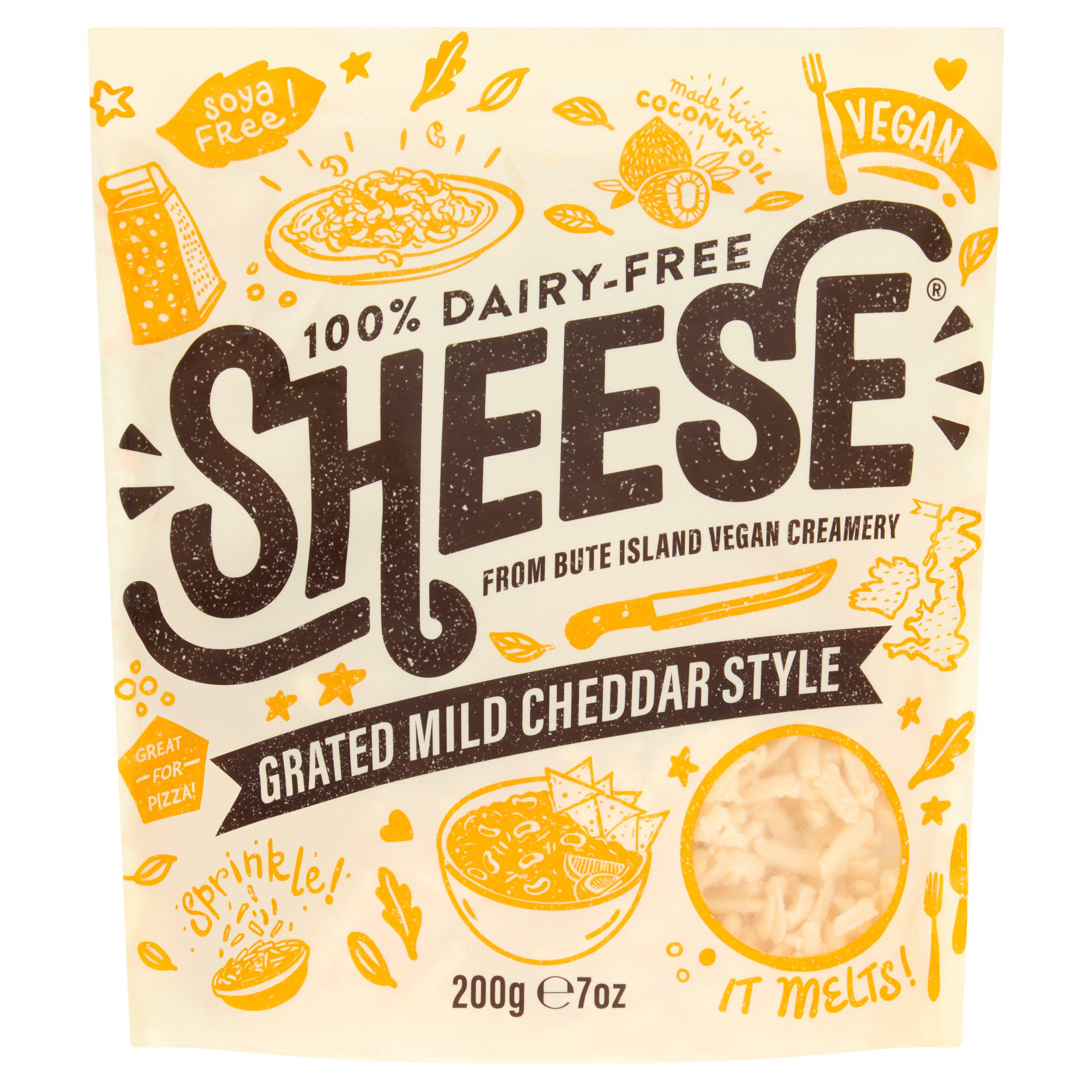 Sheese Grated Mild Cheddar Style 200g GOODS Sainsburys