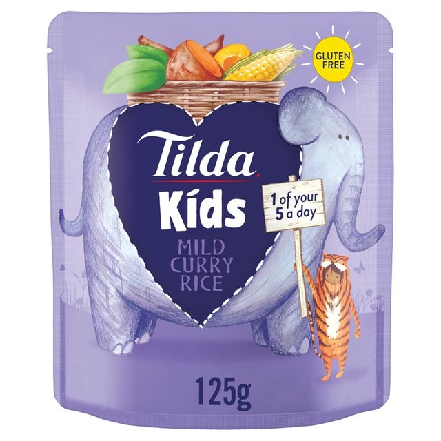 Tilda Kids Mild Curry Rice 125g GOODS M&S