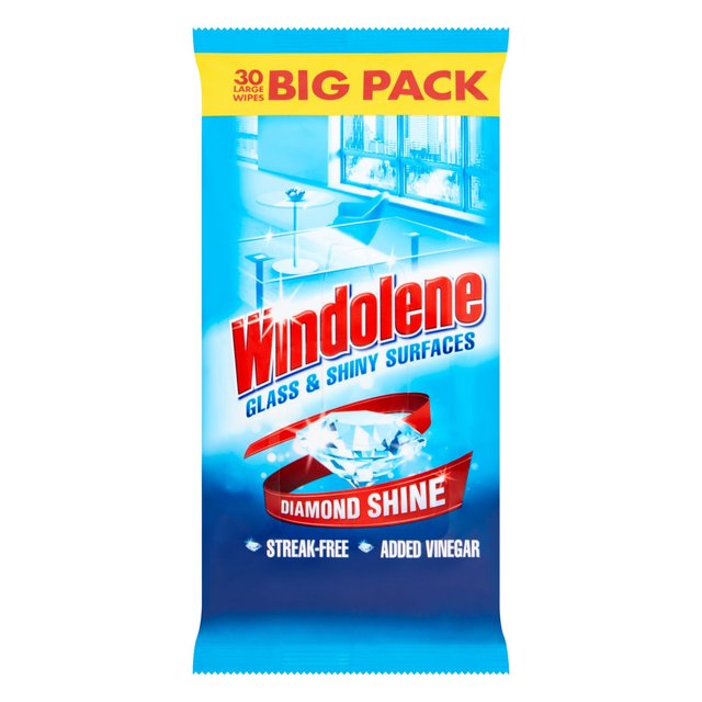Windolene Window & Glass Cleaner Wipes 30 per pack GOODS M&S