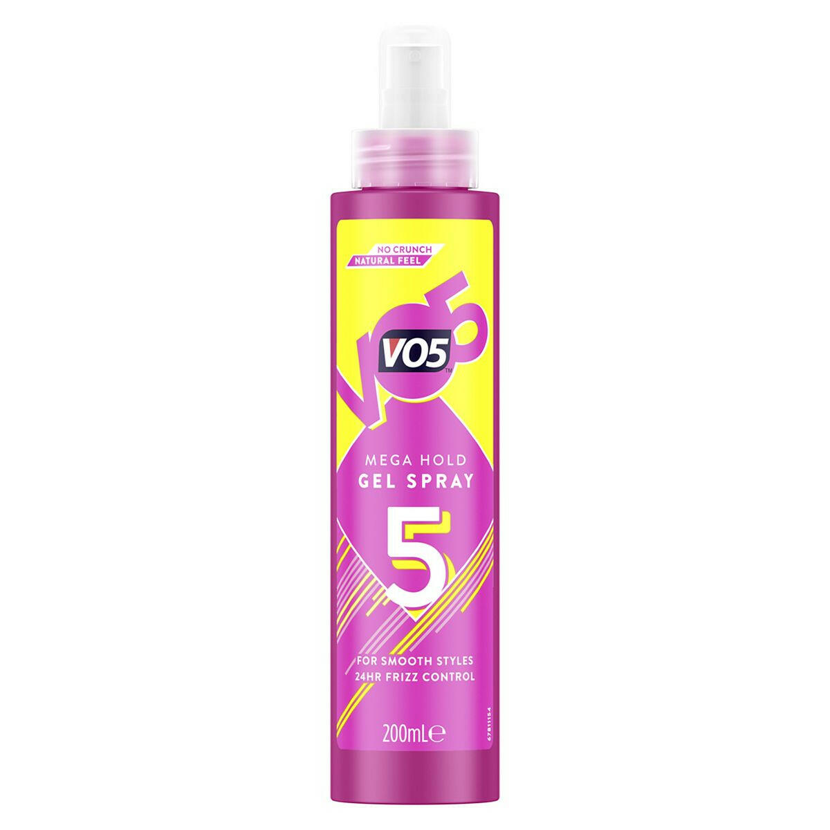 Vo5 Mega Hold 24-hour Frizz Control Gel Spray 200ml GOODS Boots