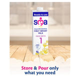 SMA Pro 1 First Infant Milk Ready to Use From Birth 1L - McGrocer