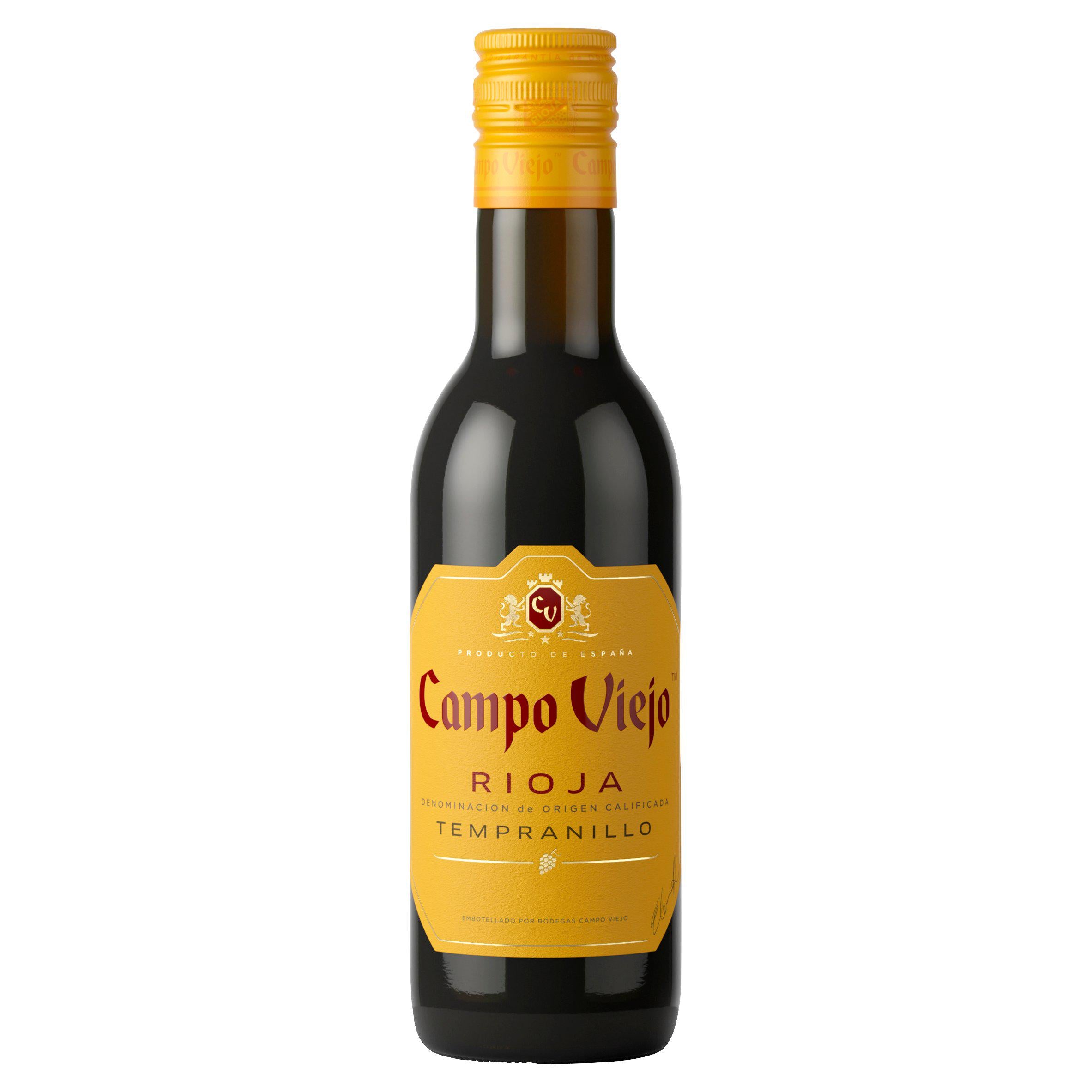 Campo Viejo Rioja Tempranillo Red Wine 18.75cl - McGrocer