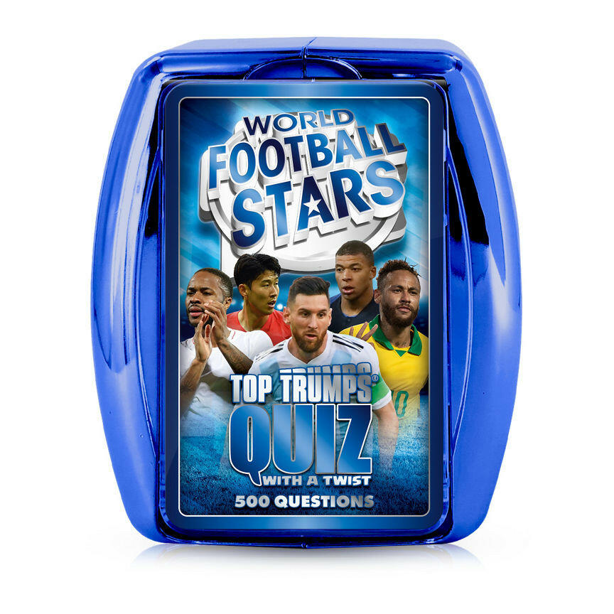 Top Trumps World Football Stars TT Quiz Kid's Zone ASDA