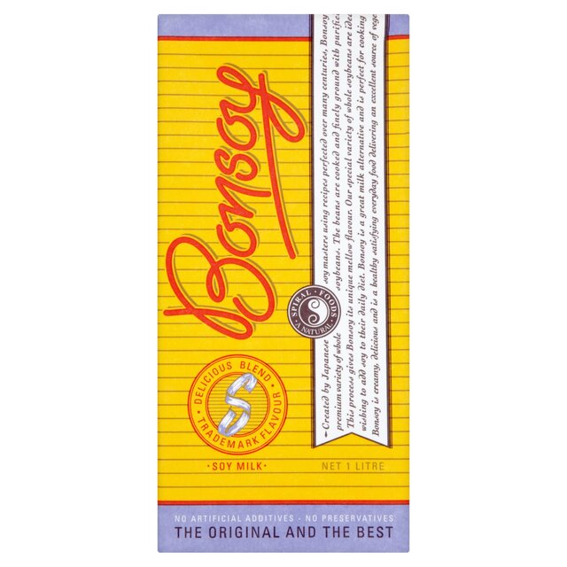 Bonsoy Soya Milk Sweetened 1L - McGrocer