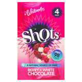 Whitworths Shots Snack Pack Berry & White Chocolate 4x25g GOODS Sainsburys