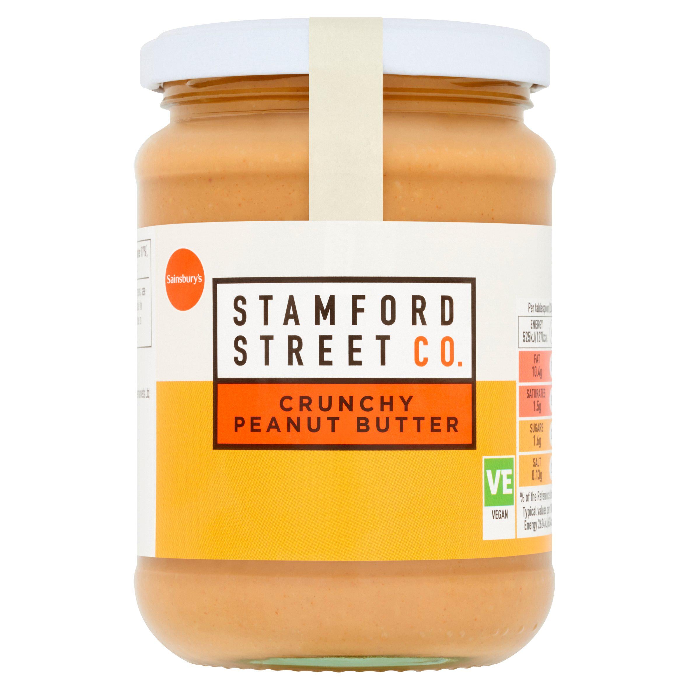 Stamford Street Co. Crunchy Peanut Butter 340g GOODS Sainsburys