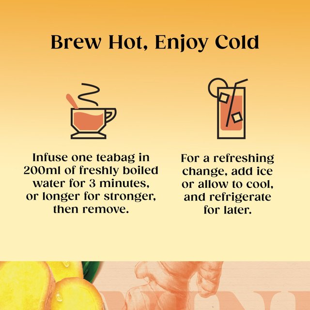 Twinings Spiced Ginger Tea 20 per pack GOODS M&S