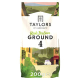 Taylors of Harrogate Rich Italian Ground Roast Coffee 200g GOODS Sainsburys
