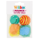 Webbox Pounce Textured Cat Toy Balls GOODS Sainsburys