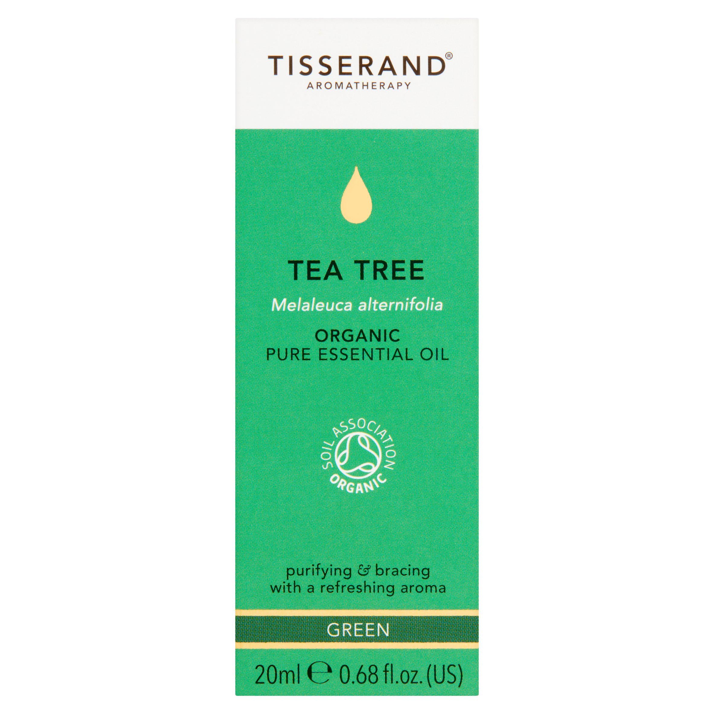 Tisserand Aromatherapy Green Tea Tree Organic Pure Essential Oil 20ml GOODS Sainsburys