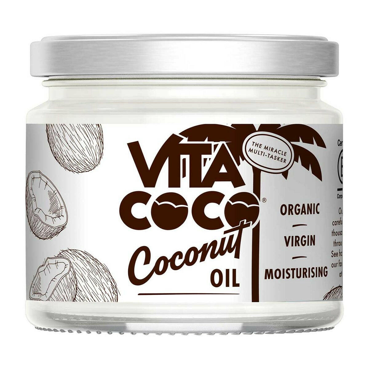 Vita Coco Raw Organic Coconut Oil 500ml Make Up & Beauty Accessories Boots