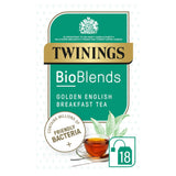 Twinings BioBlends Golden English Breakfast Tea Tea Bags x18 45g All tea Sainsburys