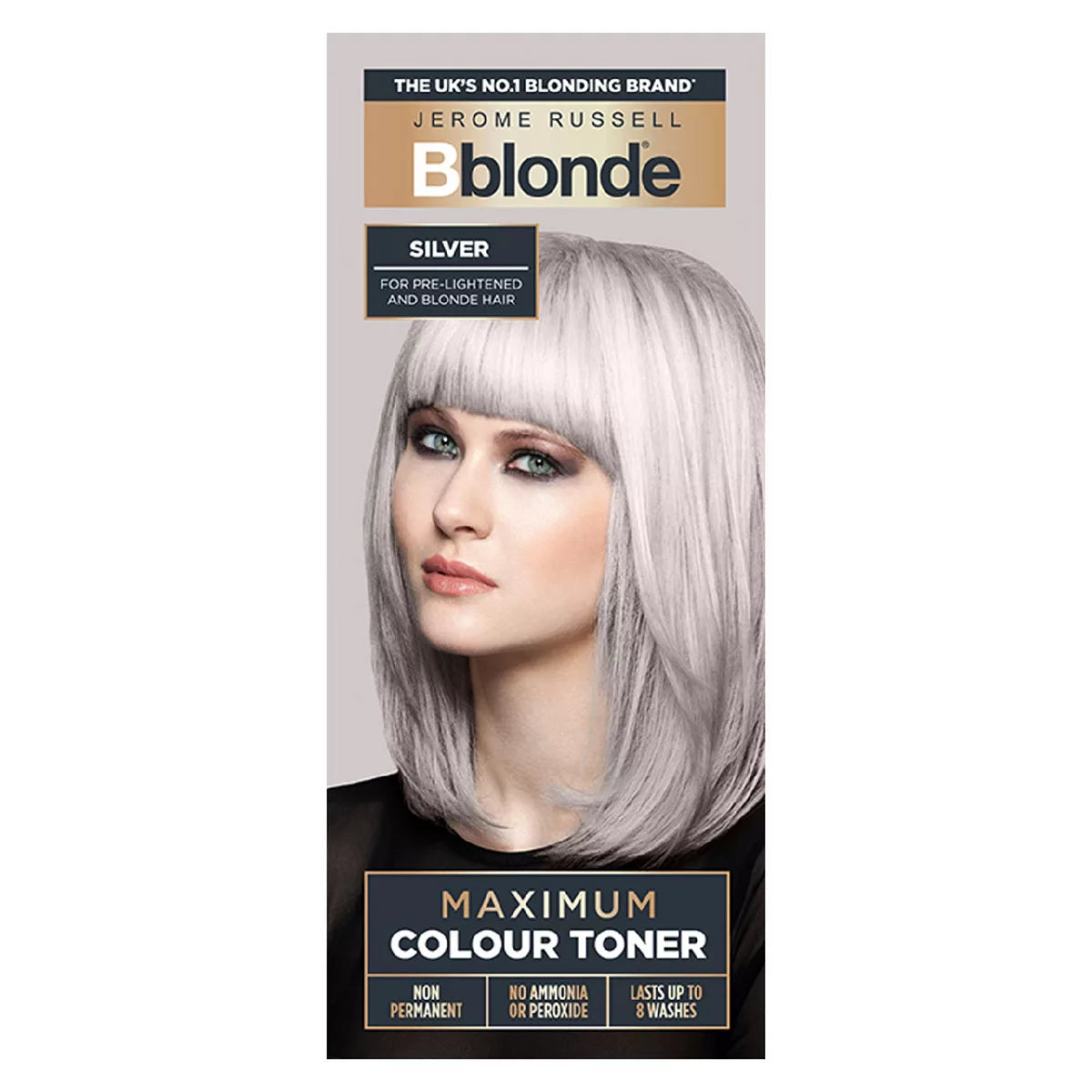 Jerome Russell Bblonde Maximum Colour Toner Silver 75ml - McGrocer