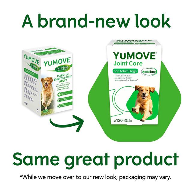 YuMOVE Dog Triple Action Joint Supplement 120 per pack GOODS M&S