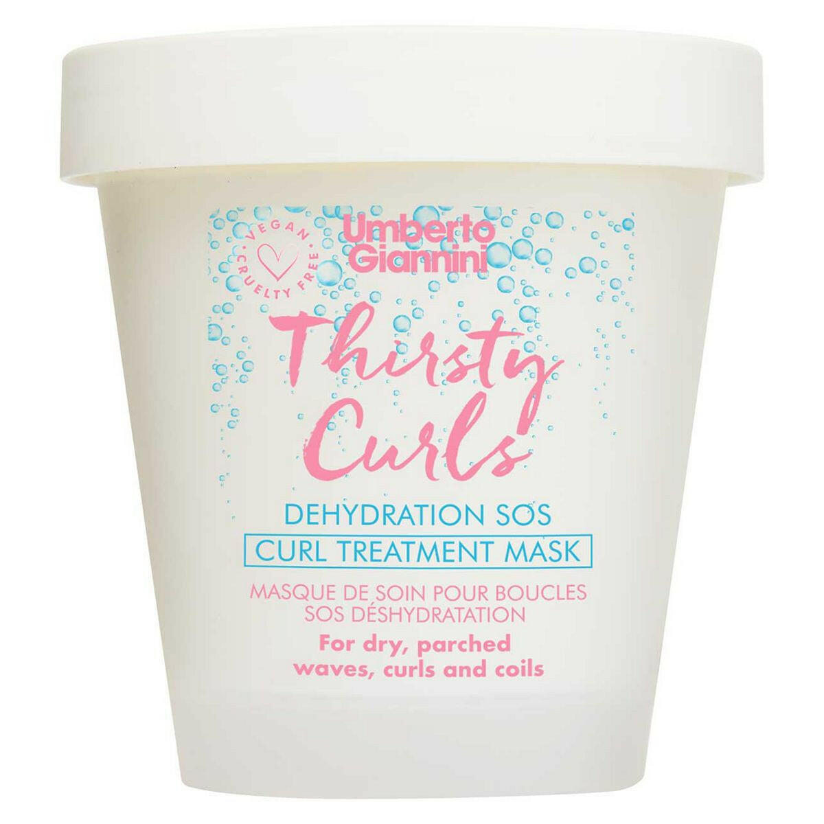 Umberto Giannini Thirsty Curls Dehydration SOS Curl Treatment Mask 210g GOODS Boots