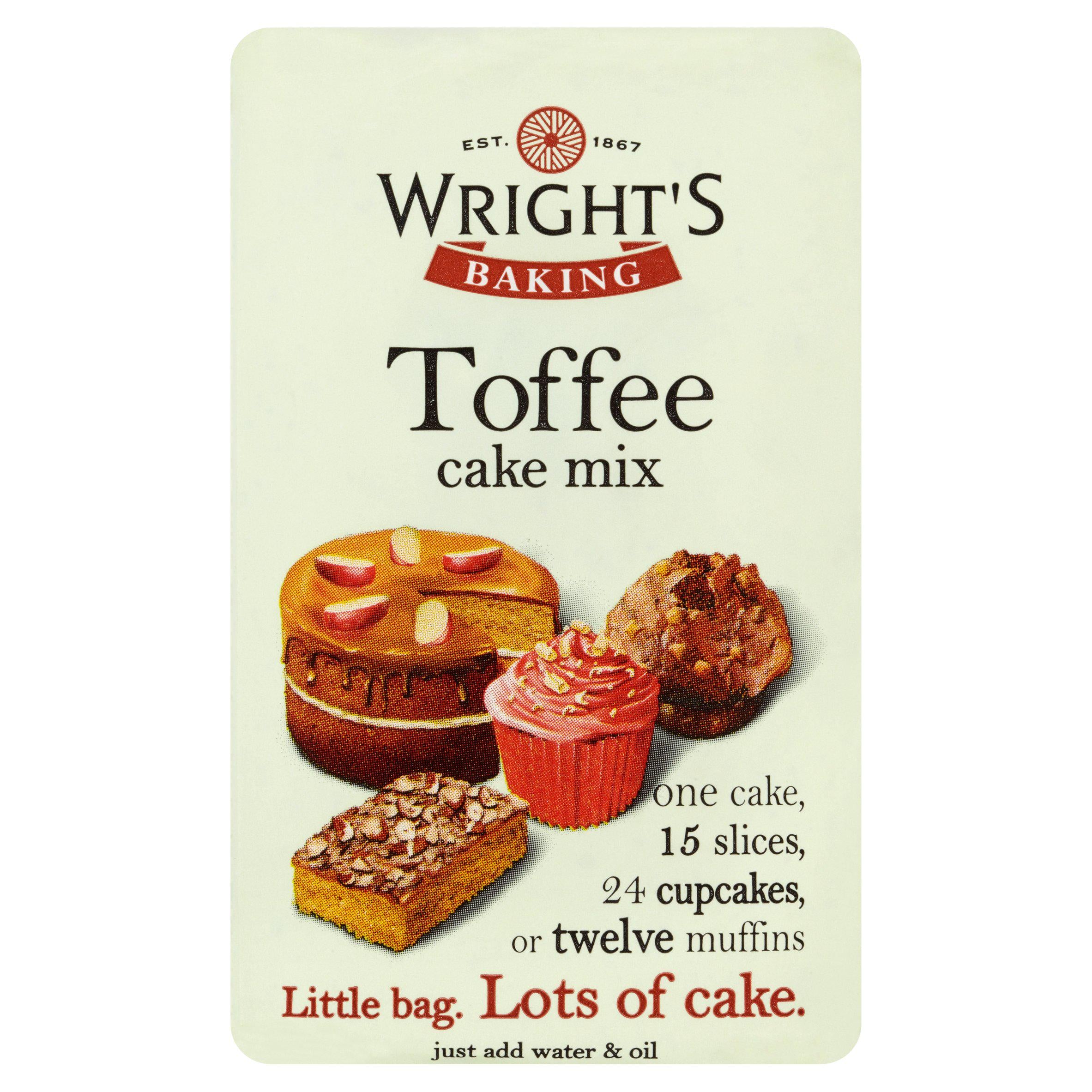 Wright's Toffee Cake Mix 500g GOODS Sainsburys