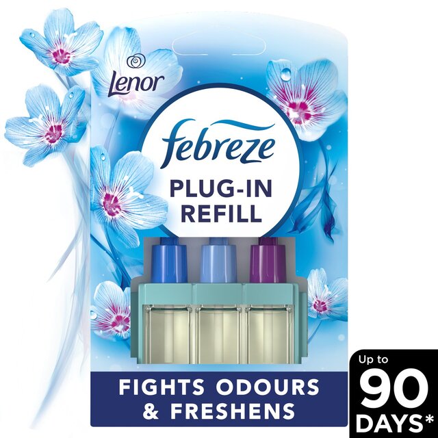 Febreze 3Volution Air Freshener Plug In Refill Lenor Spring Fresh 20ml - McGrocer