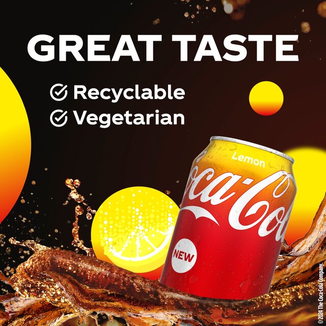 Coca-Cola Lemon 8 x 330ml - McGrocer