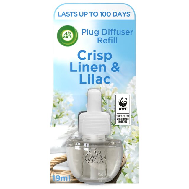 Airwick Crisp Linen & Lilac Plug In Refill 19ml - McGrocer