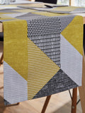 Chemin de table Catherine Lansfield Yellow Larsson Geo 100 % coton