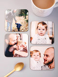 Personalised Set Of Four Photo Coasters by Oakdene