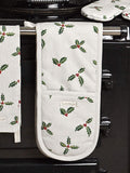 Gant de cuisine double Sophie Allport Natural Holly & Berry