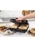 Salter Black 4 Slice Sandwich Maker