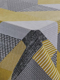 Nappe Catherine Lansfield Ocre Jaune Larsson Geo 100 % coton