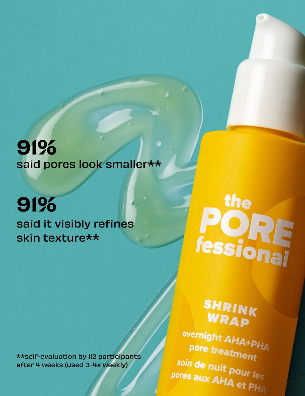 The Porefessional Shrink Wrap Overnight AHA & PHA Pore Treatment 50ml GOODS M&S