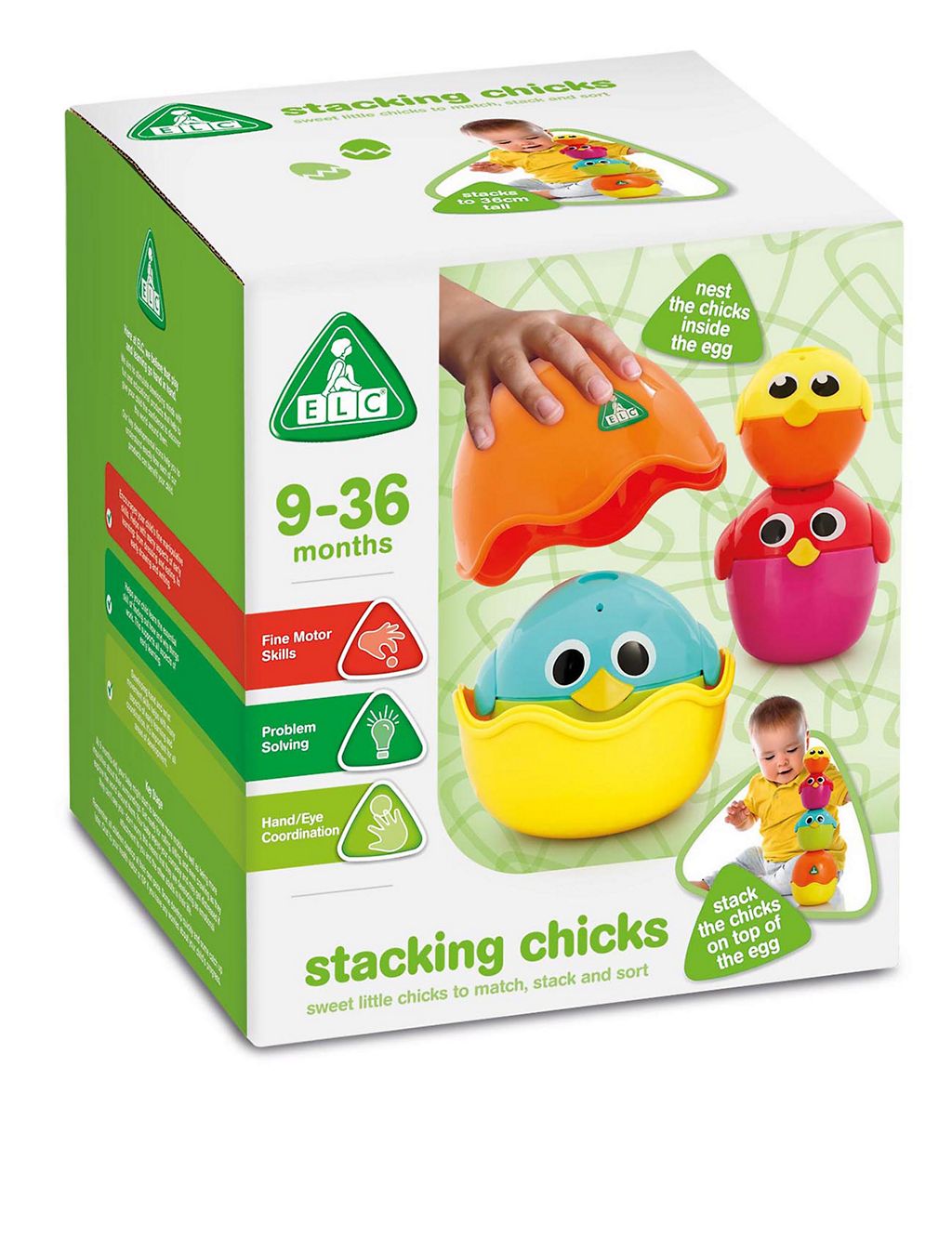 Stacking Chicks Toy (6-12 Mths) GOODS M&S