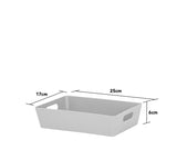 Wham 2L Grey Storage Basket GOODS ASDA