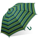 The Weather Station Green Zig Zag Childrens Umbrella GOODS ASDA