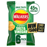 Walkers Less Salt A Dash of Salt and Vinegar Multipack Crisps GOODS ASDA