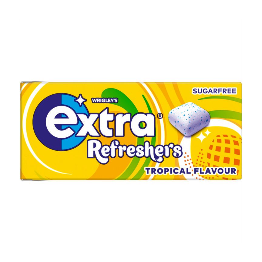 Wrigley's Extra Refreshers Tropical Sugar Free Chewing Gum Handy Box GOODS ASDA