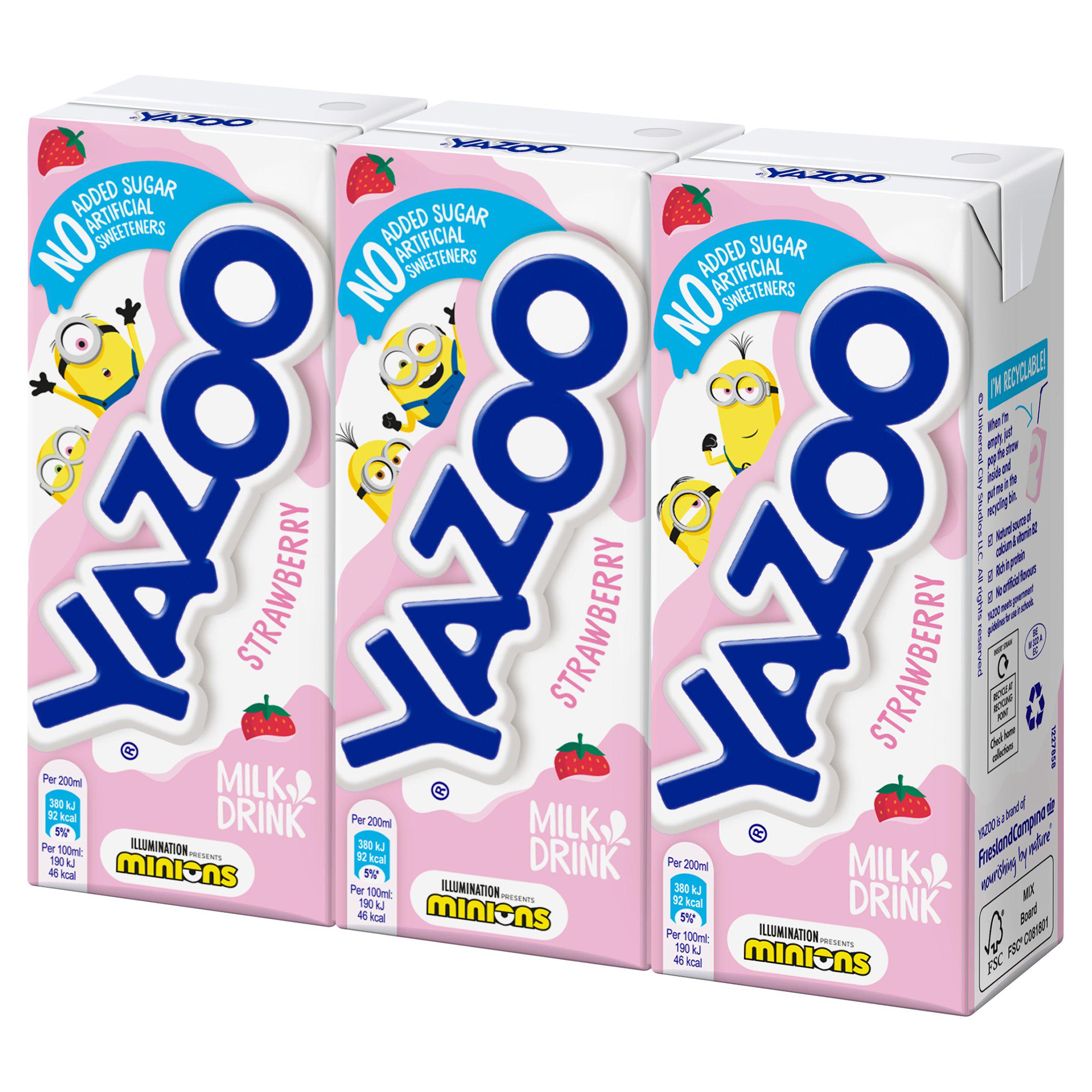 Yazoo Strawberry Milk Drink 200ml GOODS Sainsburys
