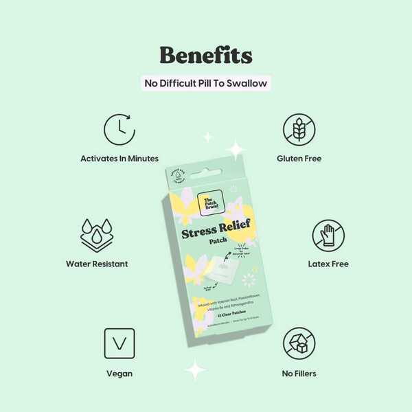 The Patch Brand Stress Relief Vitamin Patch, 15 patches GOODS Superdrug