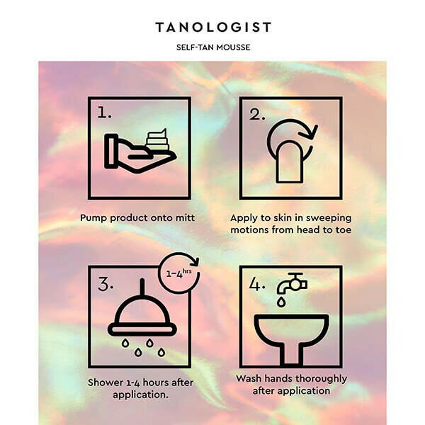 Tanologist Clear Self Tan Mousse Dark GOODS Superdrug