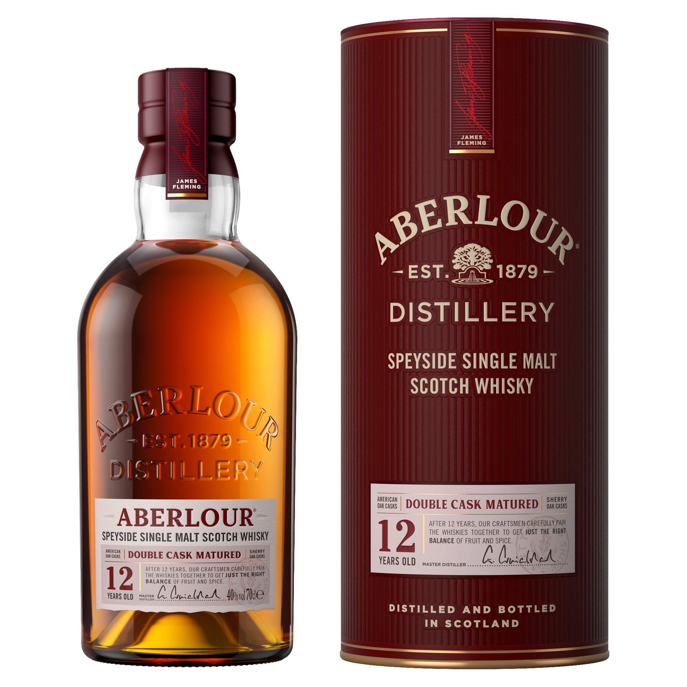 Aberlour 12 Year Old Single Malt Scotch Whisky 70cl - McGrocer