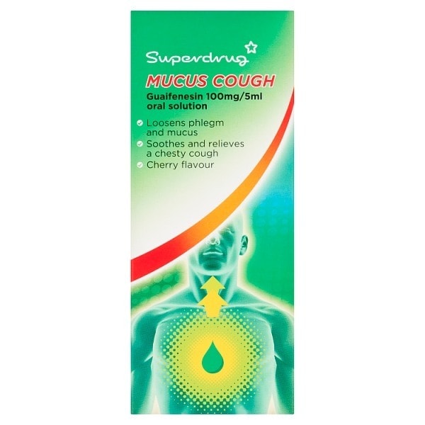 Superdrug Mucus Cough Syrup 200ml GOODS Superdrug