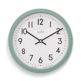 Acctim Elstow Analogue Wall Clock - Green - McGrocer