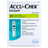 Accu-Chek® Instant Blood Glucose Test Strips - 25 Strips - McGrocer