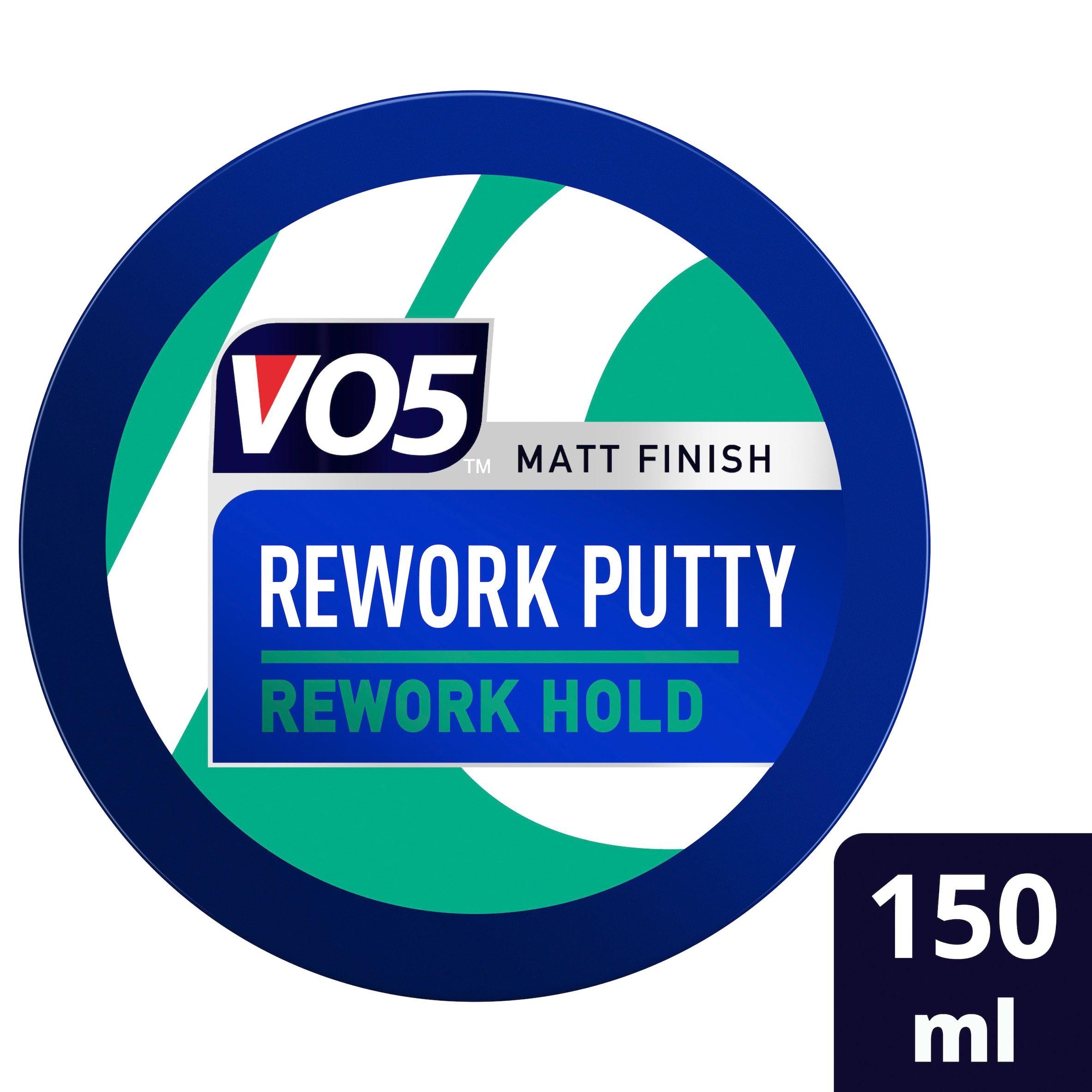 VO5 Rework Hair Putty 150ml hair Sainsburys