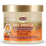 African Pride Shea Butter Miracle Curl Styling Custard - McGrocer
