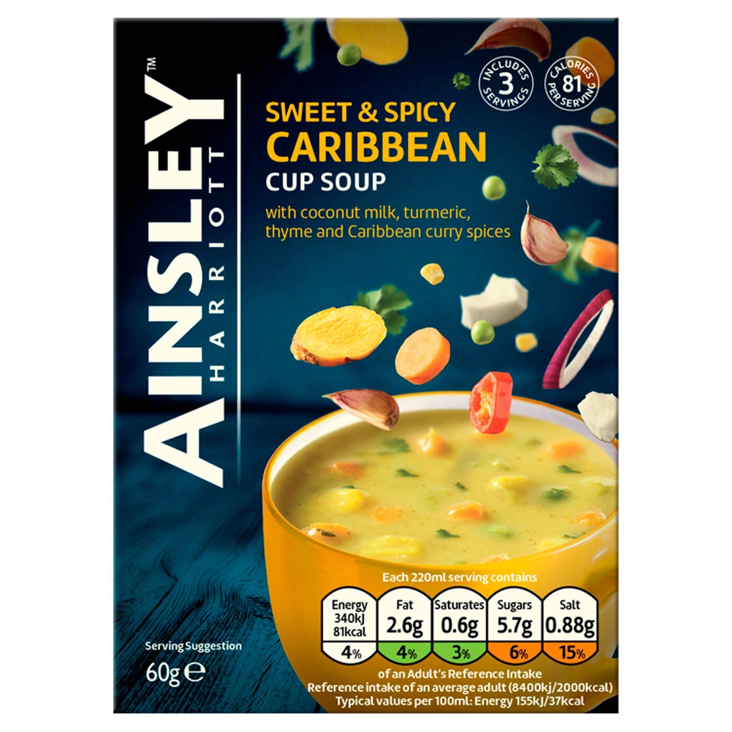 Ainsley Harriott Sweet & Spicy Caribbean Cup Soup 60g - McGrocer
