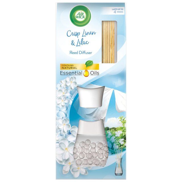 Airwick Crisp Linen & Lilac Reed Diffuser 25ml - McGrocer